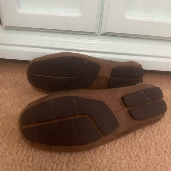 Clarks Men’s Slip‎ on Brown Leather Loafers size 11.5 - Picture 3 of 7